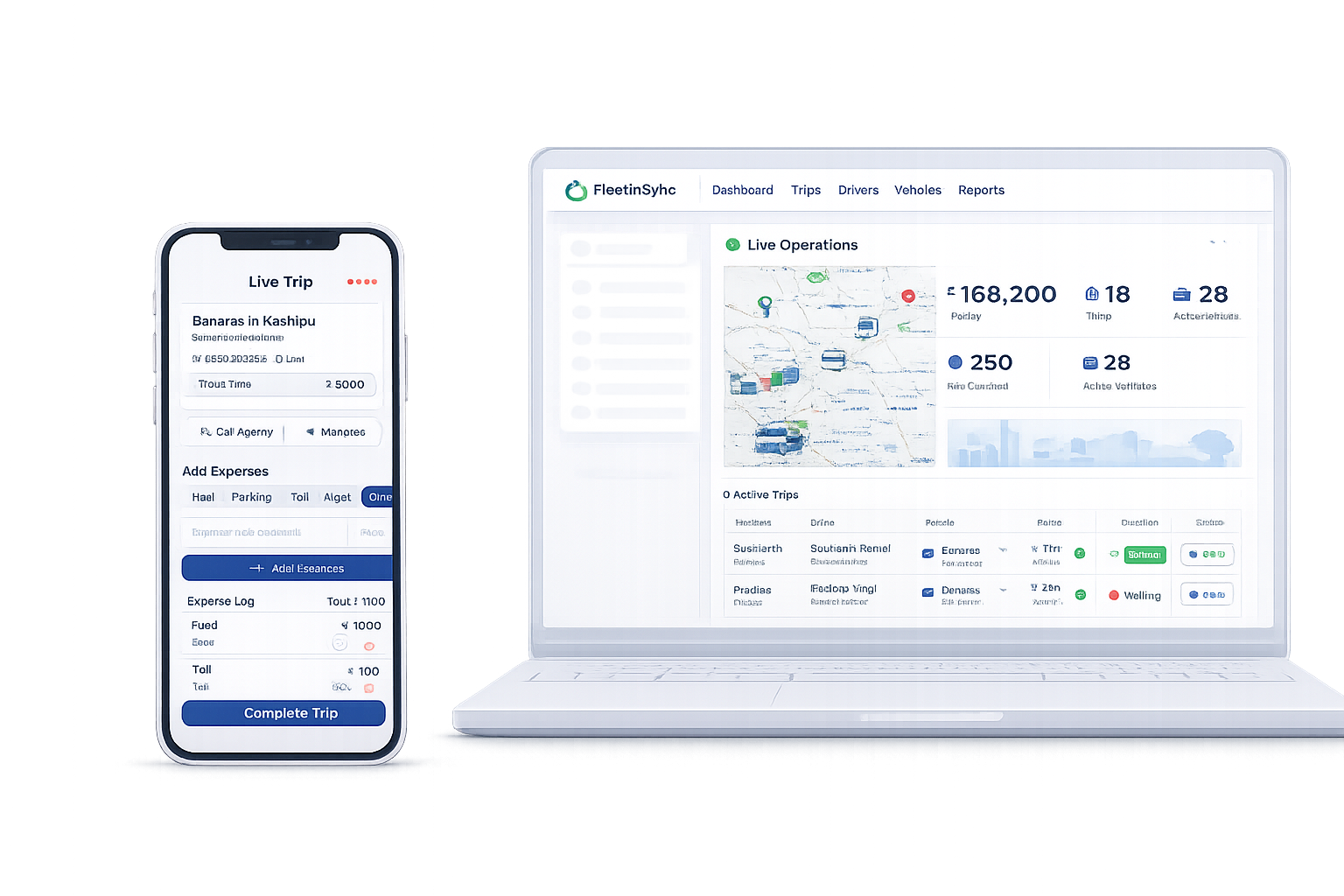 FleetInSync control center preview